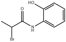 Propanamide, 2-bromo-N-(2-hydroxyphenyl)- Structure