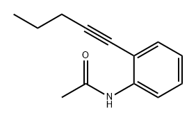 Acetamide, N-[2-(1-pentyn-1-yl)phenyl]-