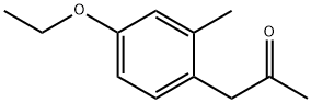 2-Propanone, 1-(4-ethoxy-2-methylphenyl)- 化学構造式