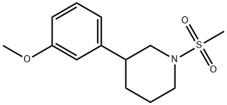 Piperidine, 3-(3-methoxyphenyl)-1-(methylsulfonyl)-