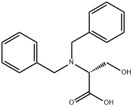 二苄基-D-丝氨酸 结构式