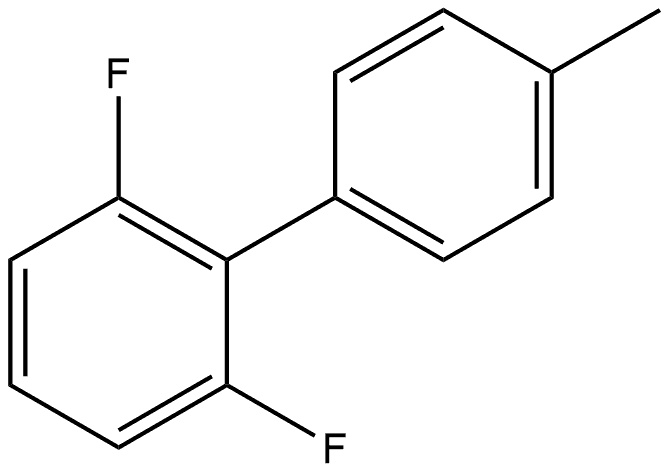 2,6-Difluoro-4'-methyl-1,1'-biphenyl Structure