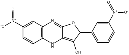 Furo[2,?3-?b]?quinoxalin-?3-?ol, 2,?4-?dihydro-?7-?nitro-?2-?(3-?nitrophenyl)?- (9CI)|