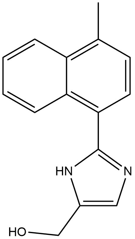 2-(4-Methyl-1-naphthyl)imidazole-5-methanol Structure