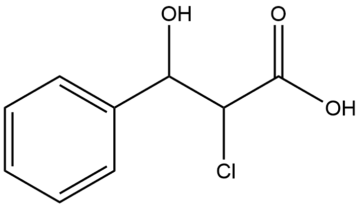 Benzenepropanoic acid, α-chloro-β-hydroxy-