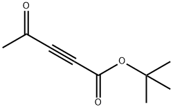 2-Pentynoic acid, 4-oxo-, 1,1-dimethylethyl ester Structure