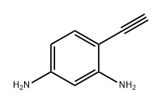 1,3-Benzenediamine, 4-ethynyl- Structure