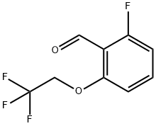 2-fluoro-6-(2,2,2-trifluoroethoxy)benzaldehyde 结构式