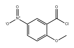 Benzoyl chloride, 2-methoxy-5-nitro- Structure