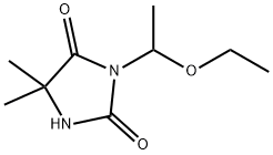 3-(1-ETHOXYETHYL)-5,5-DIMETHYL-2,4-IMIDAZOLIDINEDIONE Struktur