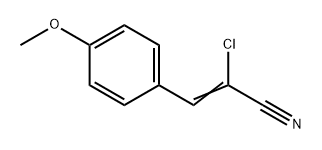 2-Propenenitrile, 2-chloro-3-(4-methoxyphenyl)-