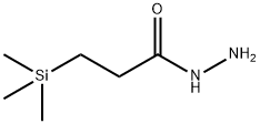 Propanoic acid, 3-?(trimethylsilyl)?-?, hydrazide (9CI) Structure