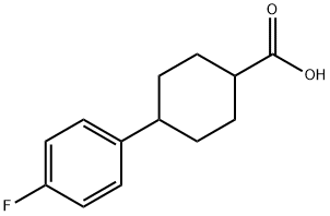 Cyclohexanecarboxylic acid, 4-(4-fluorophenyl)- 结构式