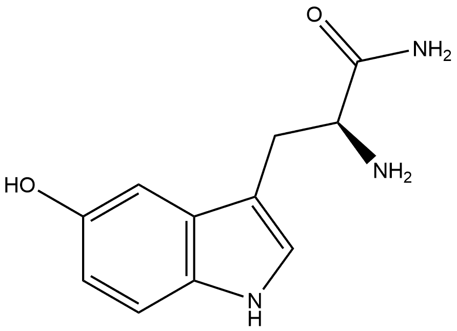 1H-Indole-3-propanamide, α-amino-5-hydroxy-, (αS)-