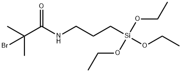 Propanamide, 2-bromo-2-methyl-N-[3-(triethoxysilyl)propyl]- Structure