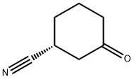 Cyclohexanecarbonitrile, 3-oxo-, (R)- (9CI) Structure