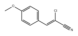 2-Propenenitrile, 2-chloro-3-(4-methoxyphenyl)-, (2Z)-