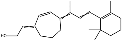 4-(1-methyl-3-(2,6,6-trimethyl-1-cyclohexen-1-yl)-2-(propenylidene)-2-cyclohepten-1-ylidene)ethanol|