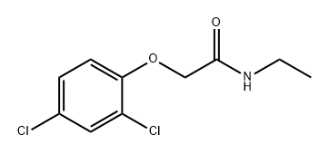 Acetamide, 2-(2,4-dichlorophenoxy)-N-ethyl- Struktur