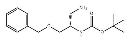 Carbamic acid, [(1S)-1-(aminomethyl)-2-(phenylmethoxy)ethyl]-, 1,1-dimethylethyl ester (9CI) 结构式