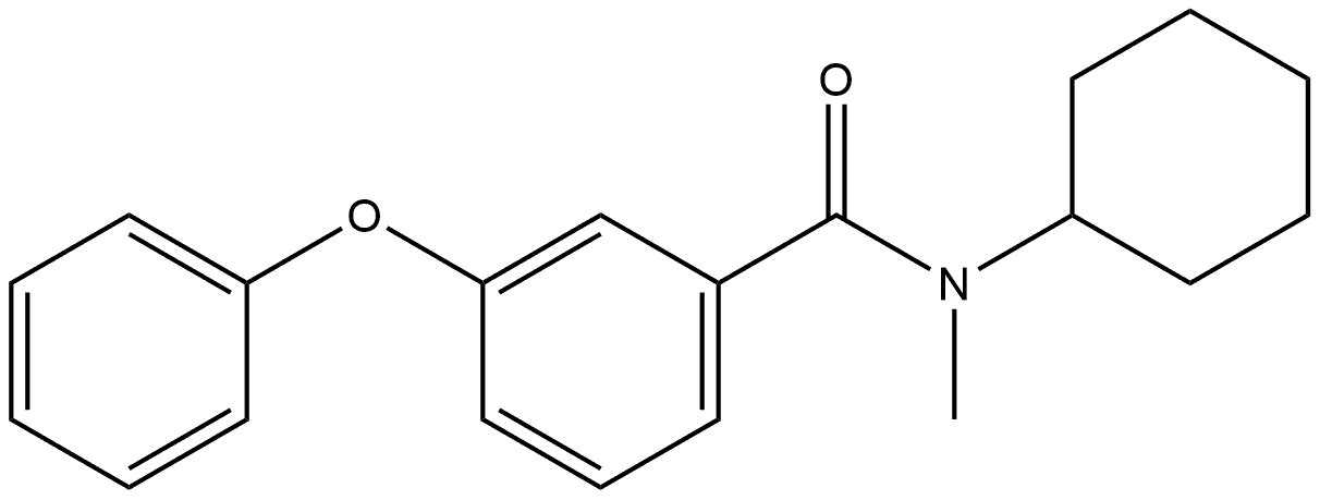 N-Cyclohexyl-N-methyl-3-phenoxybenzamide,909373-14-4,结构式