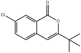 3-(tert-Butyl)-7-chloro-1H-isochromen-1-one Structure