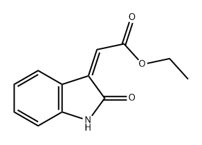 Acetic acid, 2-(1,2-dihydro-2-oxo-3H-indol-3-ylidene)-, ethyl ester, (2Z)-|