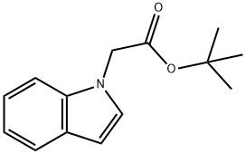 1H-Indole-1-acetic acid, 1,1-dimethylethyl ester,910322-01-9,结构式