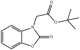 3(2H)-Benzoxazoleacetic acid, 2-oxo-, 1,1-dimethylethyl ester 结构式