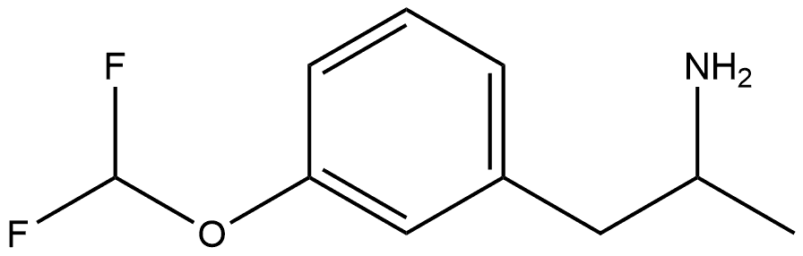 1-(3-(difluoromethoxy)phenyl)propan-2-amine,910392-59-5,结构式