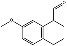 1-Naphthalenecarboxaldehyde, 1,2,3,4-tetrahydro-7-methoxy- 化学構造式