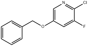 5-(Benzyloxy)-2-chloro-3-fluoropyridine,910649-41-1,结构式