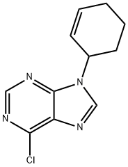 6-Chloro-9-(cyclohex-2-en-1-yl)-9H-purine Struktur