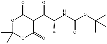 Carbamic acid, [(1R)-2-(2,2-dimethyl-4,6-dioxo-1,3-dioxan-5-yl)-1-methyl-2-oxoethyl]-, 1,1-dimethylethyl ester (9CI)