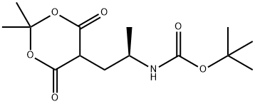 Carbamic acid, [(1R)-2-(2,2-dimethyl-4,6-dioxo-1,3-dioxan-5-yl)-1-methylethyl]-, 1,1-dimethylethyl ester (9CI)