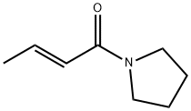 2-Buten-1-one, 1-(1-pyrrolidinyl)-, (2E)- Structure