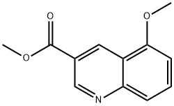 Methyl 5-methoxyquinoline-3-carboxylate,911108-89-9,结构式