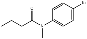 Butanamide, N-(4-bromophenyl)-N-methyl- Structure