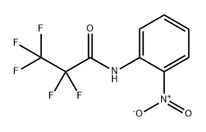 Propanamide, 2,2,3,3,3-pentafluoro-N-(2-nitrophenyl)- Structure