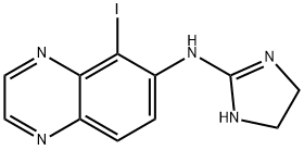 N-(4,5-ジヒドロ-1H-イミダゾール-2-イル)-5-ヨードキノキサリン-6-アミン 化学構造式