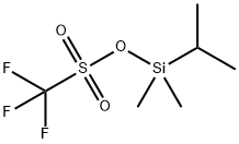 二甲基(异丙基)硅烷基 三氟甲磺酸盐, 91158-36-0, 结构式
