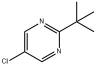 Pyrimidine, 5-chloro-2-(1,1-dimethylethyl)- Structure