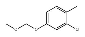 Benzene, 2-chloro-4-(methoxymethoxy)-1-methyl- Structure