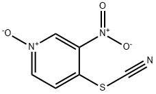 Thiocyanic acid, 3-nitro-4-pyridyl ester, oxide (7CI),91195-28-7,结构式