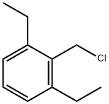 Benzene, 2-(chloromethyl)-1,3-diethyl- Struktur