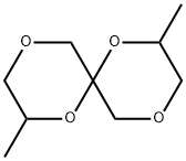 1,?4,?7,?10-?Tetraoxaspiro[5.5]?undecane, 2,?8-?dimethyl- (9CI) Struktur