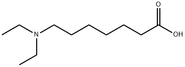 Heptanoic acid, 7-(diethylamino)- Struktur