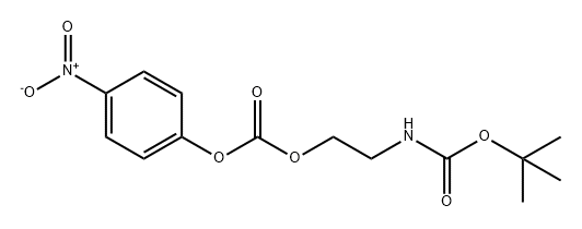 Carbonic acid, 2-[[(1,1-dimethylethoxy)carbonyl]amino]ethyl 4-nitrophenyl ester Struktur