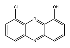 1-Phenazinol, 9-chloro-,91268-03-0,结构式