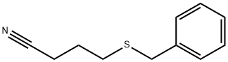 Butanenitrile, 4-[(phenylmethyl)thio]- Structure